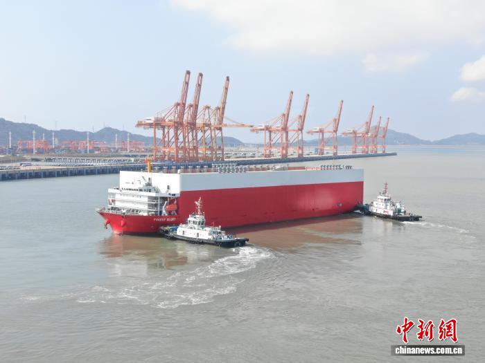 溫州港で初となる中東に向けた國際航路が開通　浙江省