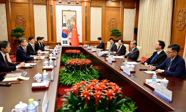 中韓外相が北京で會(huì)談