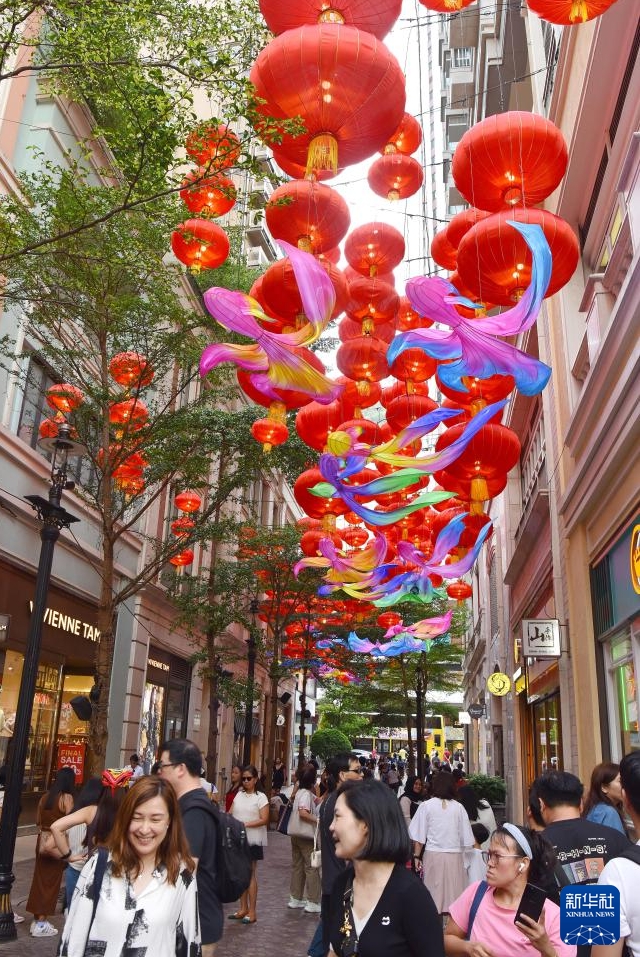 國慶節(jié)と中秋節(jié)を祝うランタン　香港特區(qū)