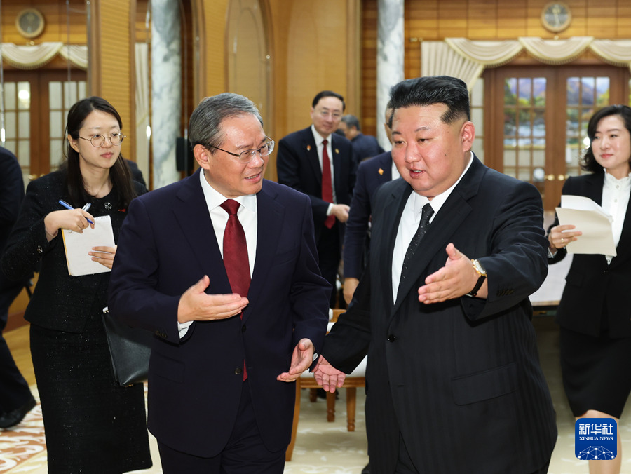 李強(qiáng)総理が朝鮮の金正恩総書記と會(huì)談