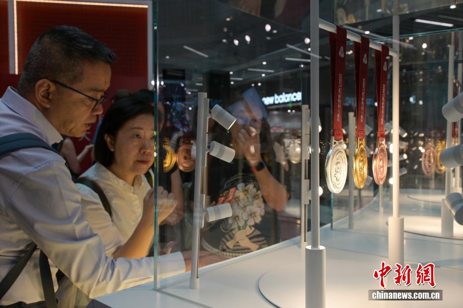 第15回全國運動會のメダルが香港特區(qū)で公開