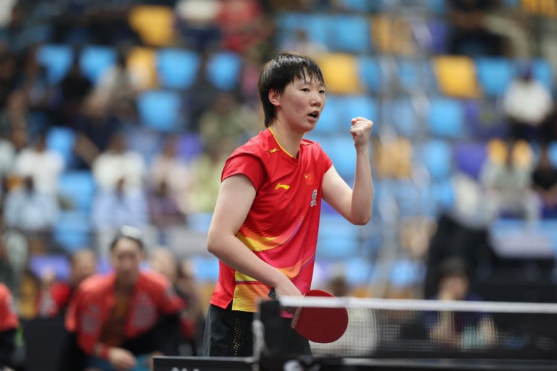 いずれも3対0で圧勝！アジア卓球選手権で中國が男女団體で金メダル