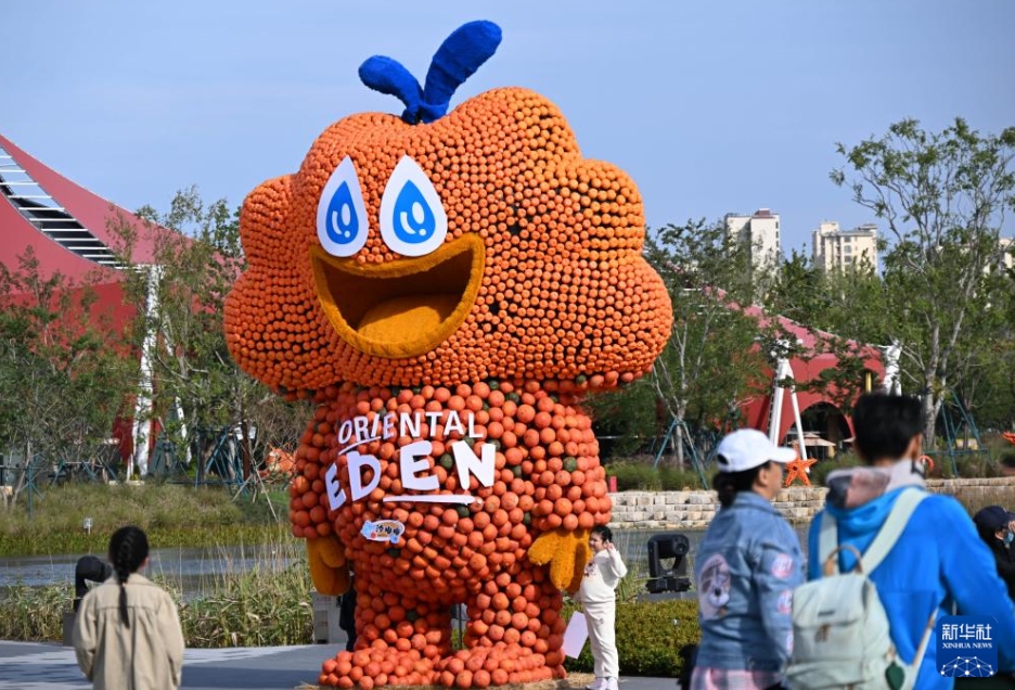「カボチャアート王國」が観光客に人気に　山東省青島