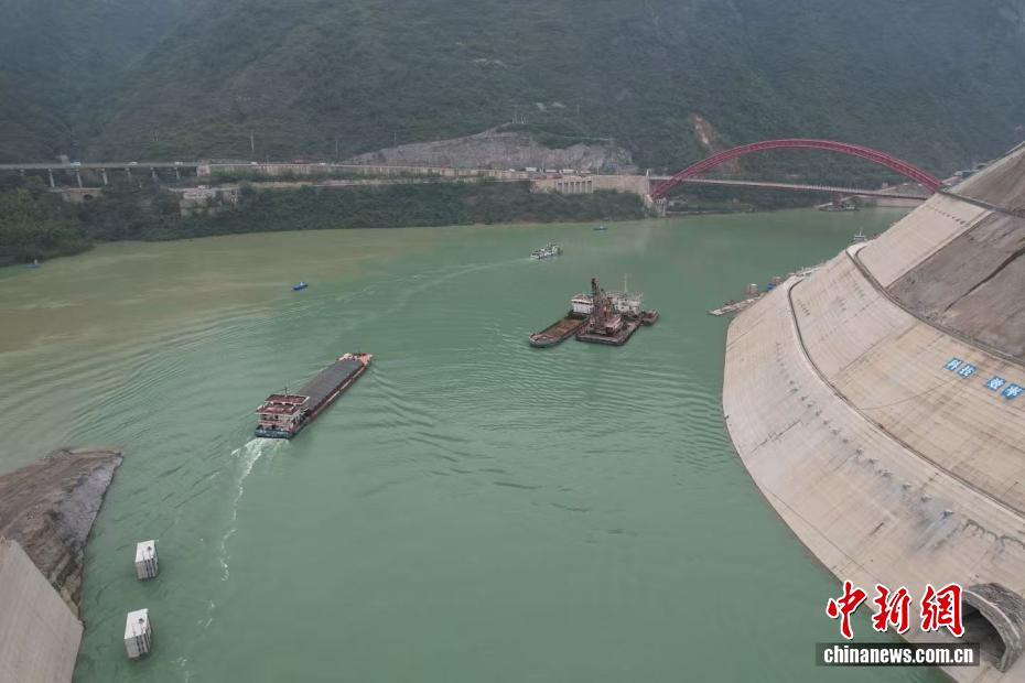 烏江白馬航電ターミナルの誘導水路の試運転が成功　重慶市