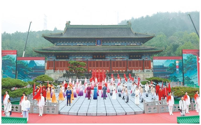 2025國(guó)際武當(dāng)太極文化フェスティバル開(kāi)幕式の様子（撮影?全正）。