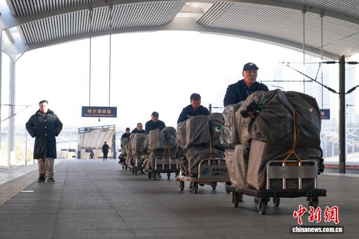 哈爾浜鉄道が「ダブル11」ネット通販イベントのピーク対応貨物輸送を開始　黒竜江省