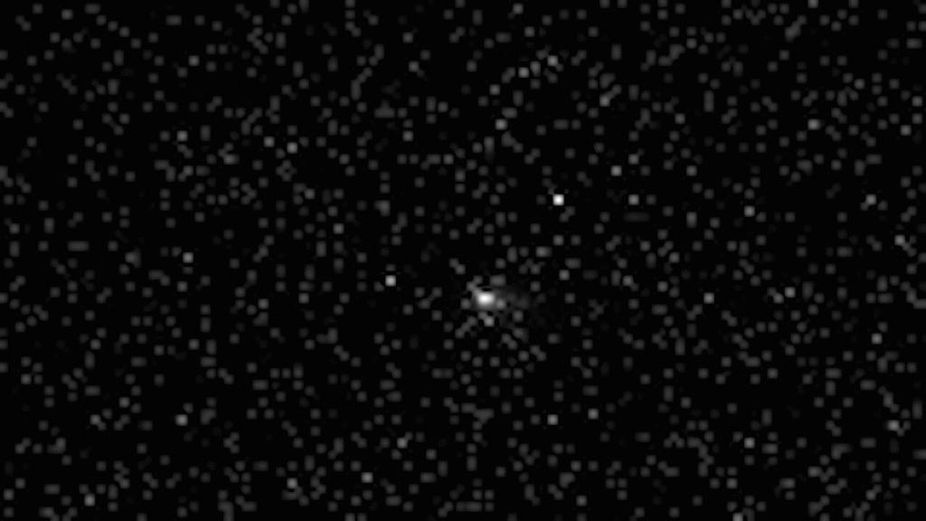 天問(wèn)1號(hào)火星周回機(jī)の高分解能カメラが撮影したアトラス（撮影日時(shí)：10月3日、撮影距離：約2896萬(wàn)キロメートル）。畫(huà)像提供：國(guó)家航天局