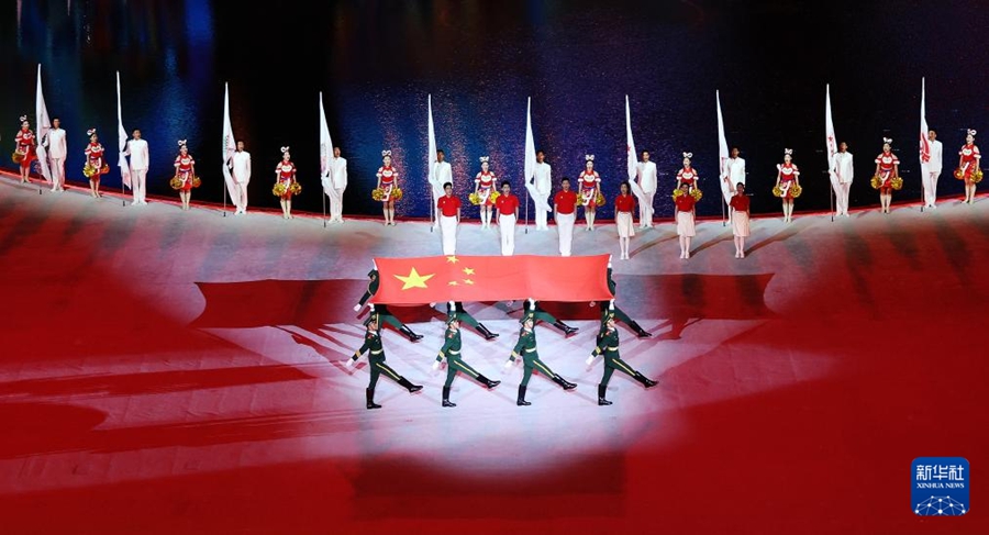 第15回全國運(yùn)動(dòng)會(huì)の開會(huì)式が広東省広州で開催