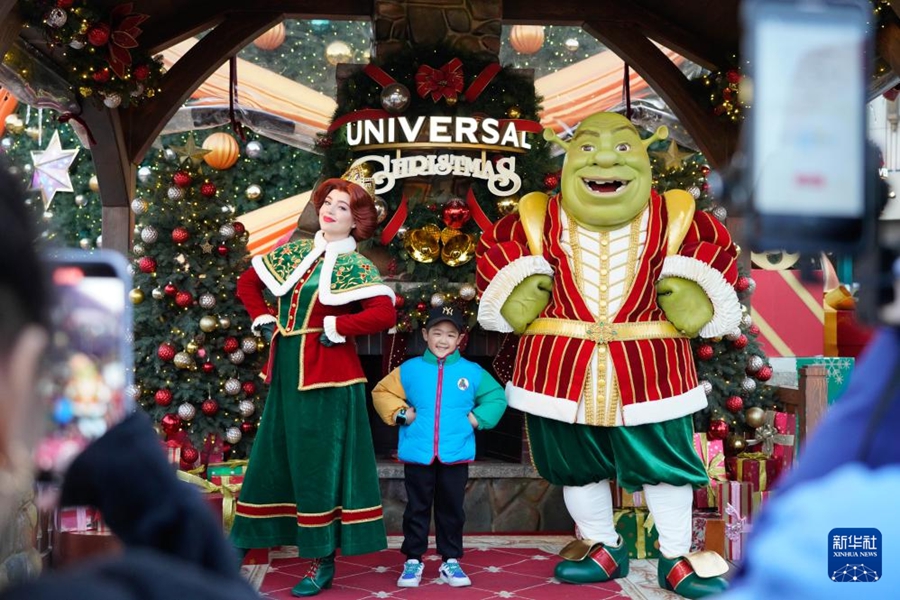 ユニバーサル?北京?リゾートで冬季特別イベントがスタート