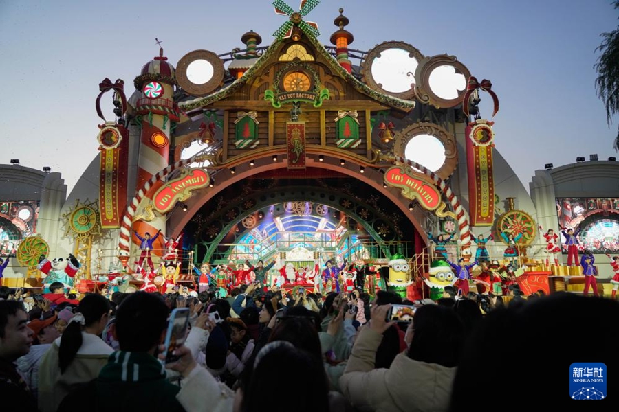 ユニバーサル?北京?リゾートで冬季特別イベントがスタート