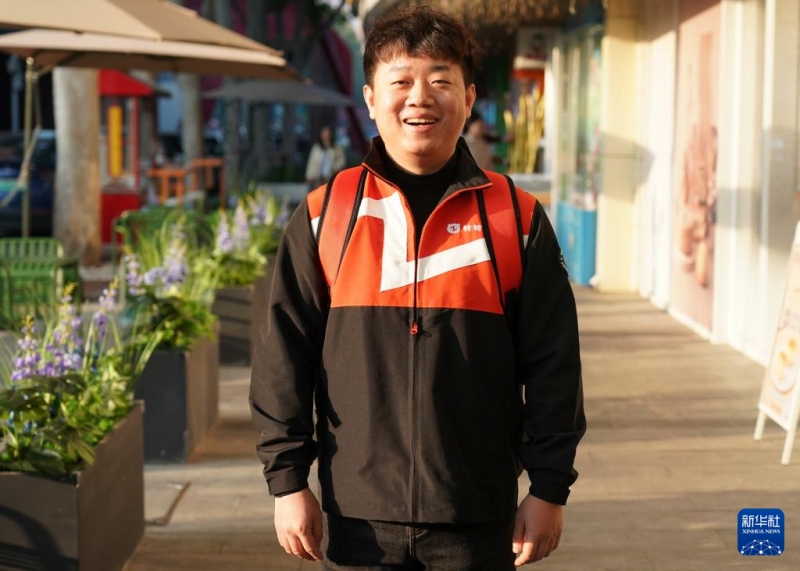 出張買取エンジニアの姜明さん。11月4日に撮影?張晨霖