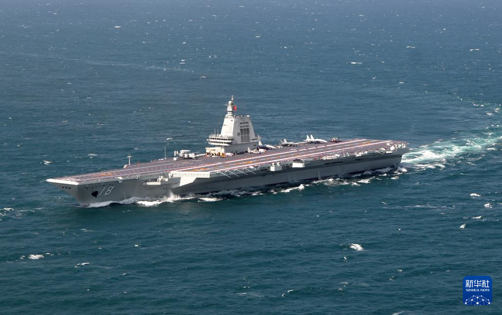 空母「福建」が就役後初の海上実戦訓(xùn)練を?qū)g施