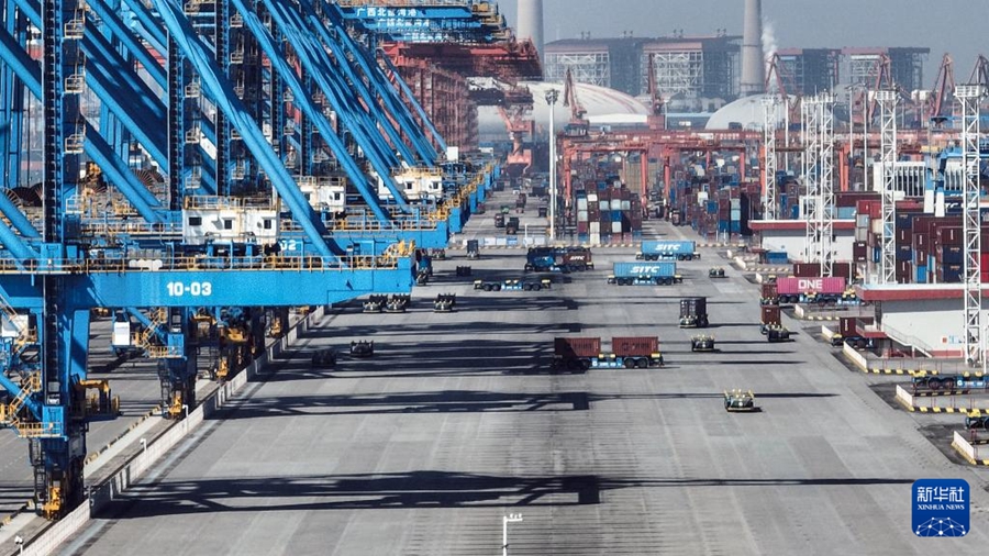 西部陸海新ルートの累計貨物輸送量が500萬TEUを突破