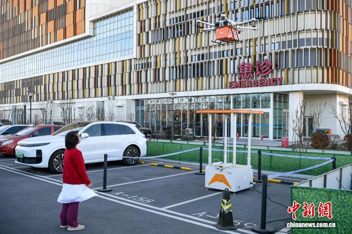 天津市初の定期ドローン血液配送ルート開通