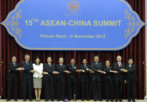 溫家寶総理とASEAN各國首脳