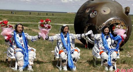 神舟10號、きょう午前8時に無事著陸