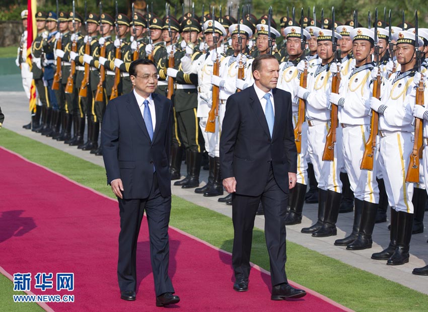 李克強(qiáng)総理がアボット豪首相と會談