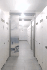 可動式間仕切りトイレ（畫像提供?文匯報）。